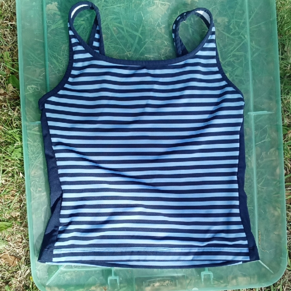 Striped Tankini Top